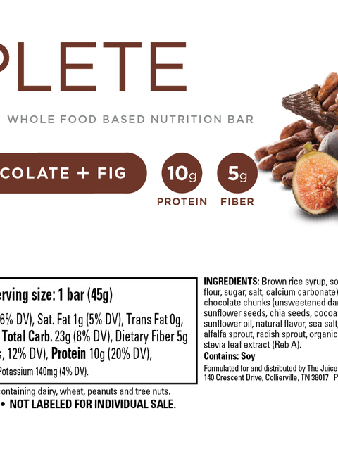 Juice Plus+ Dark Chocolate & Fig Bars